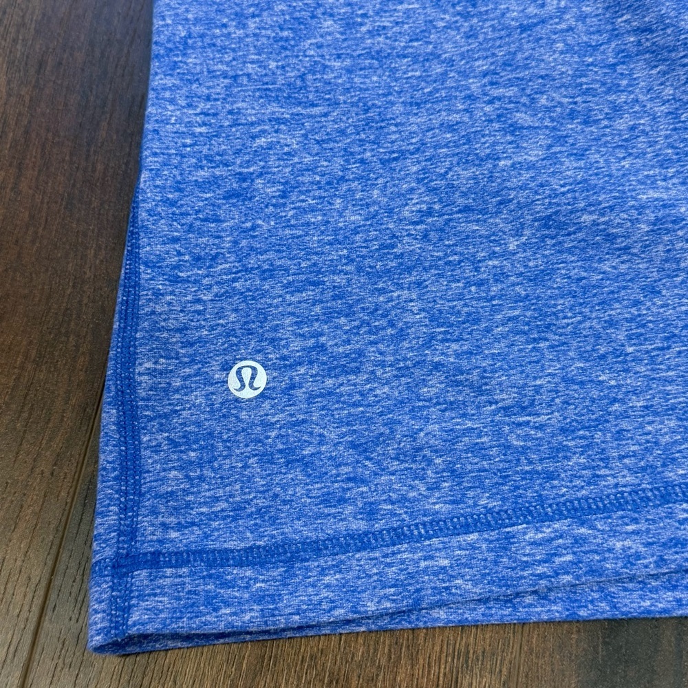 Lululemon Men's Surge Warm Hoodie Heathered Hyper Blue Size Large - Picture 3 of 5